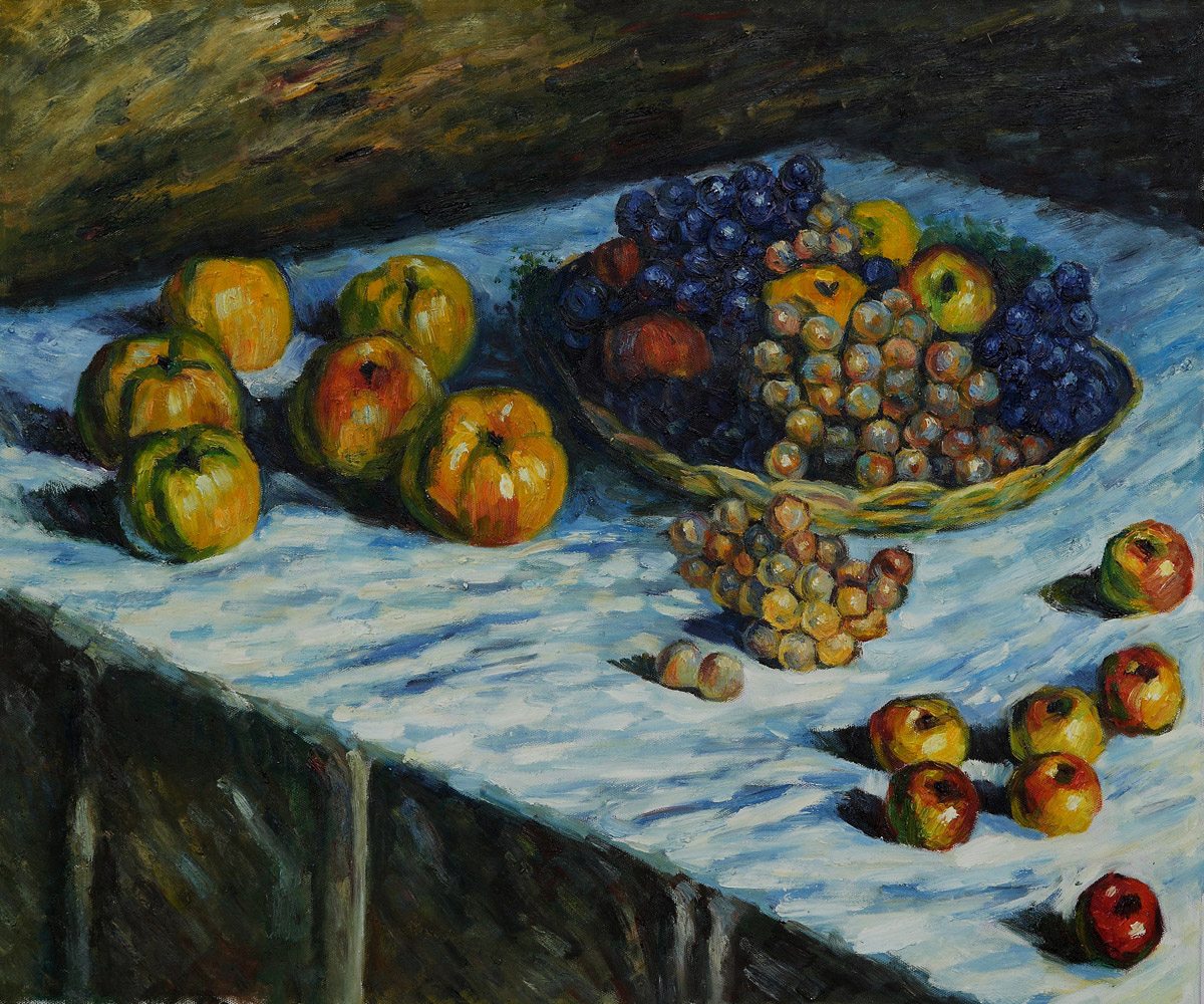 Apples and Grapes, 1879 by Claude Monet